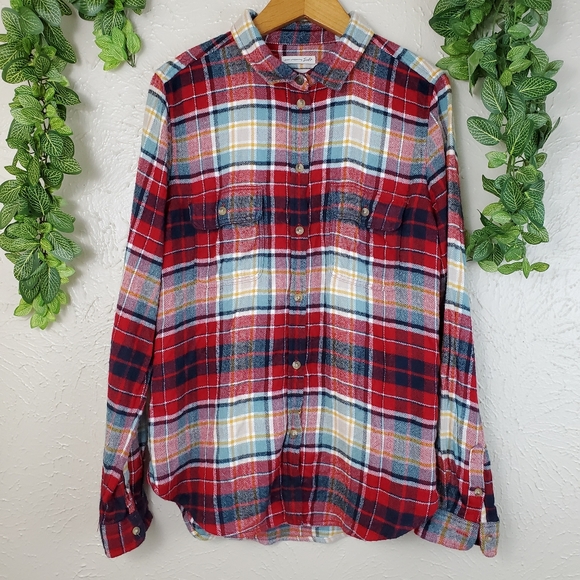 American Eagle Outfitters Tops - American Eagle ahh-mazing soft flannel button down